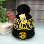 Borussia Dortmund Bommelmütze Winter Mütze BVB Beanie Bundesliga