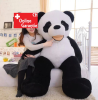 Panda XXL Bär 200cm Pandabär Plüsch Teddy Schwarz Weiss Geschenk
